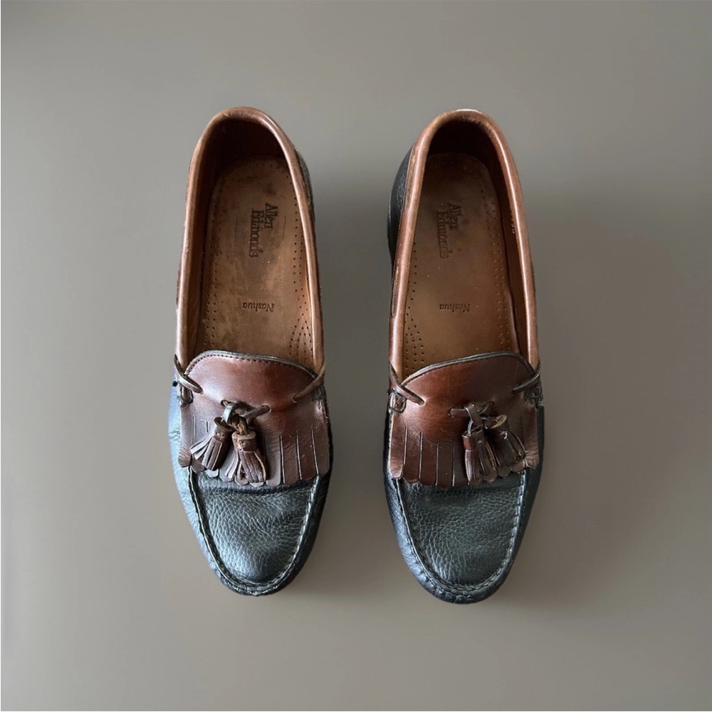 Allen Edmonds Nashua Tassel Leather Loafers Men 12